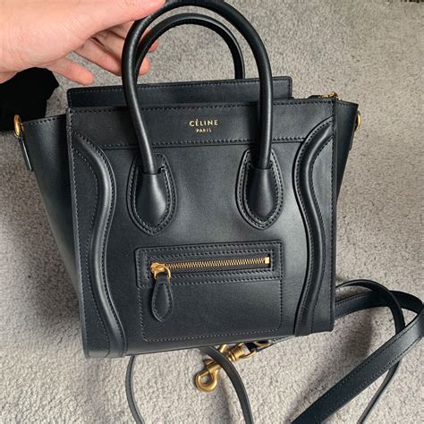 celine nano black gold hardware|Celine Nano .